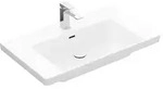 Villeroy & Boch Subway 3.0 Schrankwaschtisch, 1 Hahnloch, mit &Uuml;berlauf,