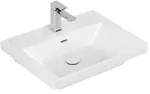 Villeroy & Boch Subway 3.0 Waschbecken, 1 Hahnloch, mit &Uuml;berlauf, f&uuml;r 3-Loch