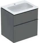 Geberit iCon Set M&ouml;belwaschtisch mit Unterschrank, 2 Schubladen, 60x63x48 cm,