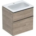Geberit iCon Set M&ouml;belwaschtisch mit Unterschrank, 2 Schubladen, 60x63x48 cm,