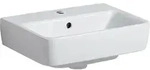 Geberit Renova Plan, Handwaschbecken, 45x34 cm, 1 Hahnloch, mit &Uuml;berlauf, 501624,