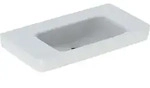 Geberit Renova Plan, Waschtisch mit Ablagefl&auml;che, 90x48 cm, ohne Hahnloch, ohne