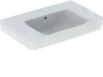 Geberit Renova Plan, Waschtisch mit Ablagefl&auml;che, 75x48 cm, ohne Hahnloch, mit