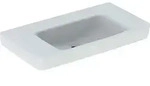 Geberit Renova Plan, Waschtisch mit Ablagefl&auml;che, 90x48 cm, ohne Hahnloch, ohne