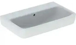 Geberit Renova Compact Waschtisch, ohne Hahnloch, mit &Uuml;berlauf, 650x400mm,