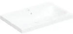 Geberit iCon Light Aufsatzwaschtisch, 75 cm x 48 cm, mit Hahnloch und