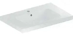Geberit iCon Light Waschtisch, 75 cm x 48 cm, mit Hahnloch und &Uuml;berlauf,501839,