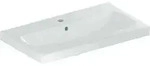 Geberit iCon Light Waschtisch mit verk&uuml;rzter Ausladung, 75 cm x 42 cm, mit Hahnloch
