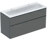 Geberit iCon Set M&ouml;belwaschtisch mit Unterschrank, 2 Schubladen, 120x63x48 cm,