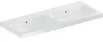 Geberit iCon Light Doppelwaschtisch, 120 cm x 48 cm, ohne Hahnloch, mit