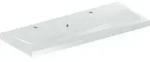 Geberit iCon Light Waschtisch, 120 cm x 48 cm, mit 2 Hahnl&ouml;cher, mit
