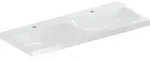 Geberit iCon Light Doppelwaschtisch, 120 cm x 48 cm, mit 2 Hahnl&ouml;cher, ohne