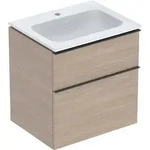 Geberit iCon Set M&ouml;belwaschtisch mit Unterschrank, 2 Schubladen, 60x63x48 cm,