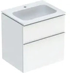 Geberit iCon Set M&ouml;belwaschtisch mit Unterschrank, 2 Schubladen, 60x63x48 cm,