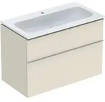 Geberit iCon Set M&ouml;belwaschtisch mit Unterschrank, 2 Schubladen, 90x63x48 cm,
