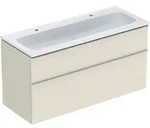 Geberit iCon Set M&ouml;belwaschtisch mit Unterschrank, 2 Schubladen, 120x63x48 cm,