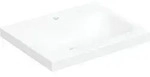 Geberit iCon Light Aufsatzwaschtisch, 60 cm x 48 cm, mit Hahnloch und ohne