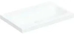Geberit iCon Light Aufsatzwaschtisch, 75 cm x 48 cm, ohne Hahnloch, ohne