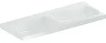 Geberit iCon Light Doppelwaschtisch, 120 cm x 48 cm, ohne Hahnloch, ohne