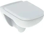Geberit Renova Plan Set Wand-WC Tiefsp&uuml;ler, Rimfree, mit WC-Sitz, wei&szlig;,