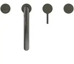 Ideal Standard Joy 4-Loch Badearmatur Wannenrand, mit Handbrause-Set, mit Auslauf,