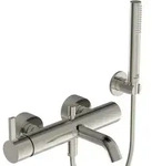 Ideal Standard Joy Badearmatur Aufputz mit Handbrause-Set, Ausladung 207mm, BC787GN,