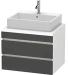 Duravit DuraStyle Waschtischunterbau f&uuml;r Konsole, 2 Schubk&auml;sten, 700mm,