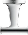 Duravit Starck T Handtuchhaken, doppelt, 0099301000, Farbe: Chrom