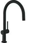 hansgrohe Talis M54 Einhebel-K&uuml;chenmischer 220, 1-jet, 72804670, Farbe: Mattschwarz