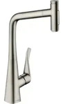 hansgrohe Metris Select M71 Einhebel-K&uuml;chenmischer 320, Ausziehbrause, 2-jet,