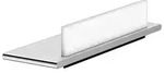 KEUCO EDITION 400 Duschablage mit Glasabzieher, Aluminium silber-eloxiert /...
