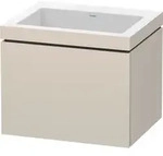 Duravit L-Cube c-bonded Set wandh&auml;ngend, 1 Auszug, ohne &Uuml;berlauf, ohne...