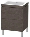 Duravit L-Cube c-bonded Set stehend, 2 Schubk&auml;sten, ohne &Uuml;berlauf, ohne...