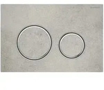 Geberit Sigma50 Bet&auml;tigungsplatte, f&uuml;r 2-Mengen-Sp&uuml;lung, Metallfarbe verchromt,