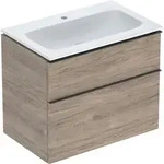 Geberit iCon Set M&ouml;belwaschtisch mit Unterschrank, 2 Schubladen, 75x63x48 cm,