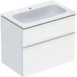 Geberit iCon Set M&ouml;belwaschtisch mit Unterschrank, 2 Schubladen, 75x63x48 cm,