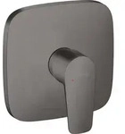hansgrohe Talis E Einhebel-Brausemischer Unterputz, 71765340, Farbe: Brushed Black