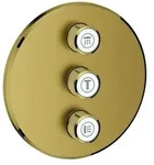 Grohe Grohtherm SmartControl 3-fach Unterputzventil, Wandrosette rund, 29122GN0,