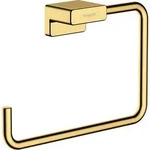hansgrohe AddStoris Handtuchring, 41754990, Farbe: Polished Gold Optic