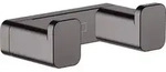 hansgrohe AddStoris Handtuchhaken doppelt, 41755340, Farbe: Brushed Black Chrome
