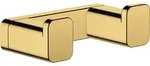 hansgrohe AddStoris Handtuchhaken doppelt, 41755990, Farbe: Polished Gold Optic