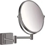 hansgrohe AddStoris Rasierspiegel, 41791340, Farbe: Brushed Black Chrome