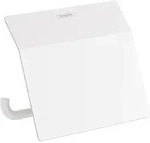 hansgrohe AddStoris Toilettenpapierhalter mit Deckel, 41753700, Farbe: weiss matt
