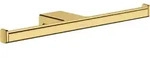 hansgrohe AddStoris Doppelpapierrollenhalter, 41748990, Farbe: Polished Gold Optic
