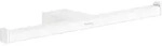 hansgrohe AddStoris Doppelpapierrollenhalter, 41748700, Farbe: weiss matt