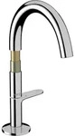 hansgrohe AXOR One Waschtischarmatur Select 170 mit Push-Open Ablaufgarnitur,