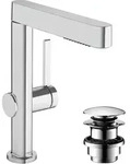 hansgrohe Finoris Einhebel-Waschtischarmatur 230 mit Ausziehbrause, 2 Strahlarten und