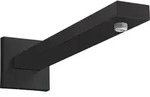 hansgrohe Brausearm Square 389 mm, 27694670, Farbe: Mattschwarz