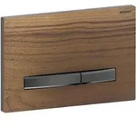 Geberit Sigma50 Bet&auml;tigungsplatte, f&uuml;r 2-Mengen-Sp&uuml;lung, Metallfarbe schwarzchrom,