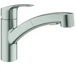 GROHE Eurosmart Einhand-Sp&uuml;ltischarmatur, Ausladung 227mm, schwenkbar,